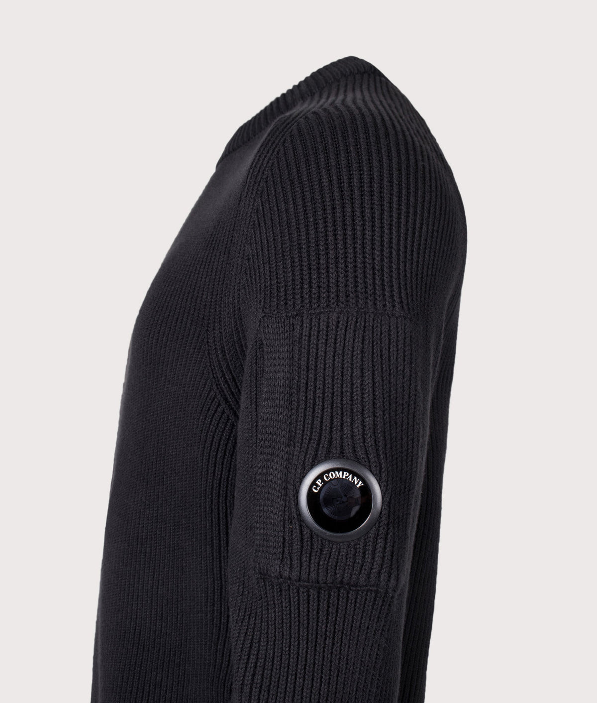 Full Rib Cotton Crewneck Lens Jumper