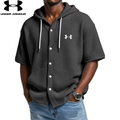 UA™ | Chemise Homme Waffle à Capuche Boutonnée