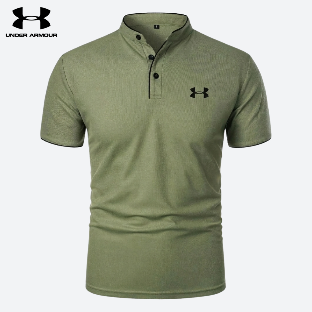 UA™ | Polo Homme Technique Col Mao Liseré