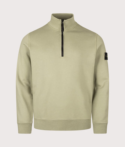Organic Cotton Fleece Quarter Zip Sweatshirt
