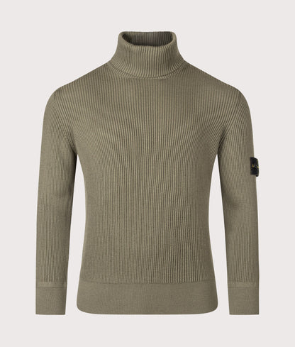Full Rib RWS Wool Turtle Neck Jumper