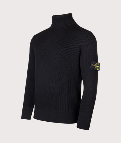 Full Rib RWS Wool Turtle Neck Jumper