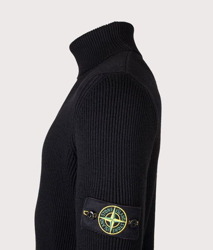 Full Rib RWS Wool Turtle Neck Jumper