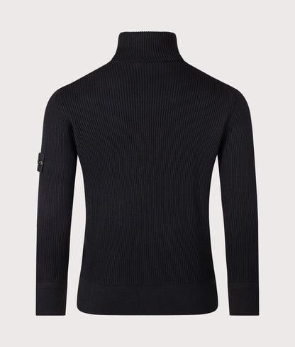 Full Rib RWS Wool Turtle Neck Jumper