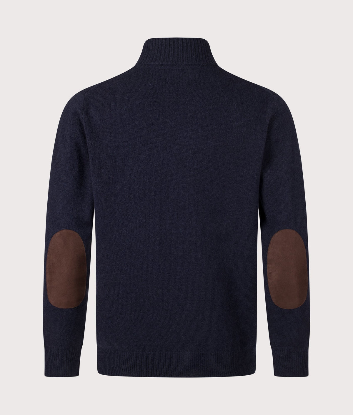 Essential Patch Zip Through Knitted Jumper