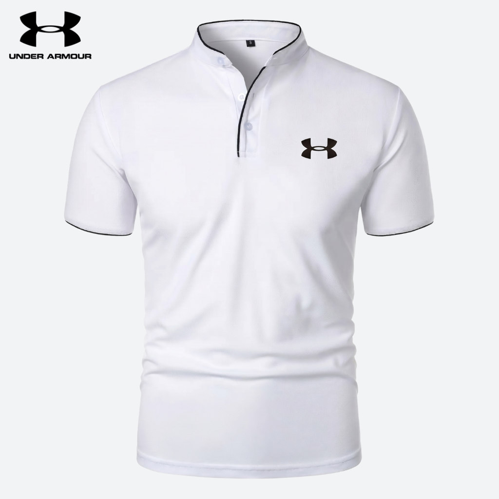 UA™ | Polo Homme Technique Col Mao Liseré 888