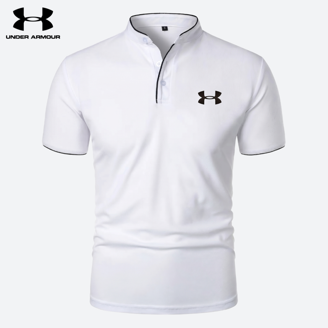 UA™ | Polo Homme Technique Col Mao Liseré