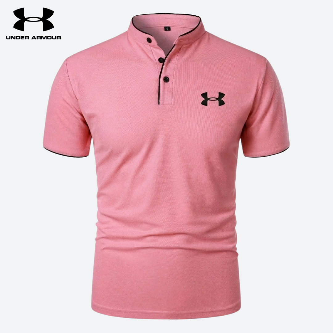 UA™ | Polo Homme Technique Col Mao Liseré