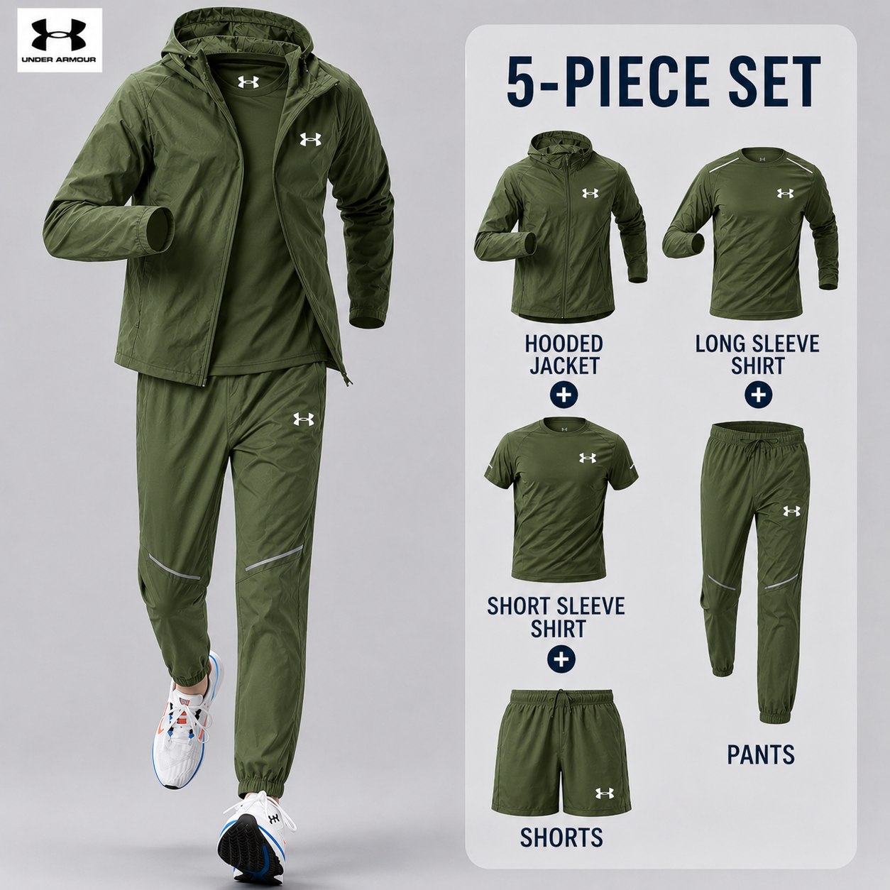 High-end five-piece casual suit