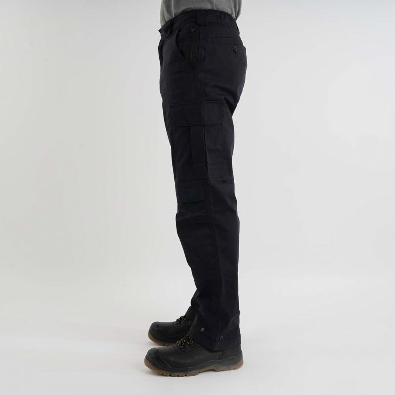 Mens Ripstop Stretch Cargo Work Trousers
