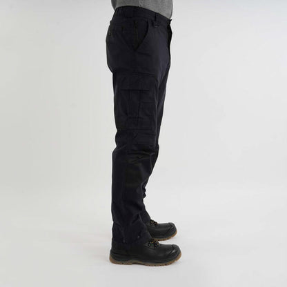Mens Ripstop Stretch Cargo Work Trousers