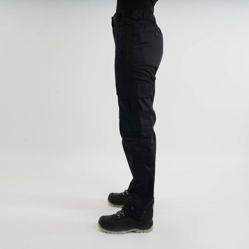 Womens Twill Stretch Cargo Work Trousers