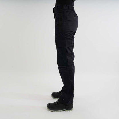 Womens Twill Stretch Cargo Work Trousers