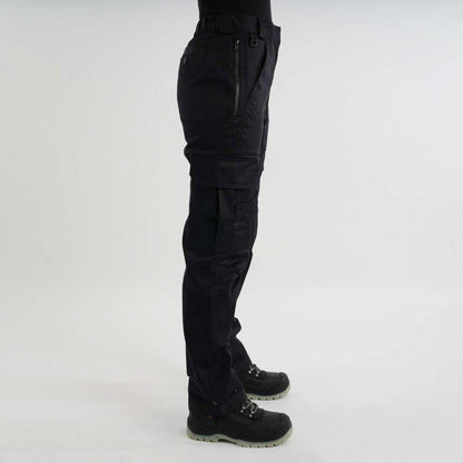 Womens Twill Stretch Cargo Work Trousers
