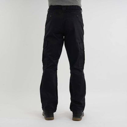 Mens Twill Stretch Cargo Work Trousers