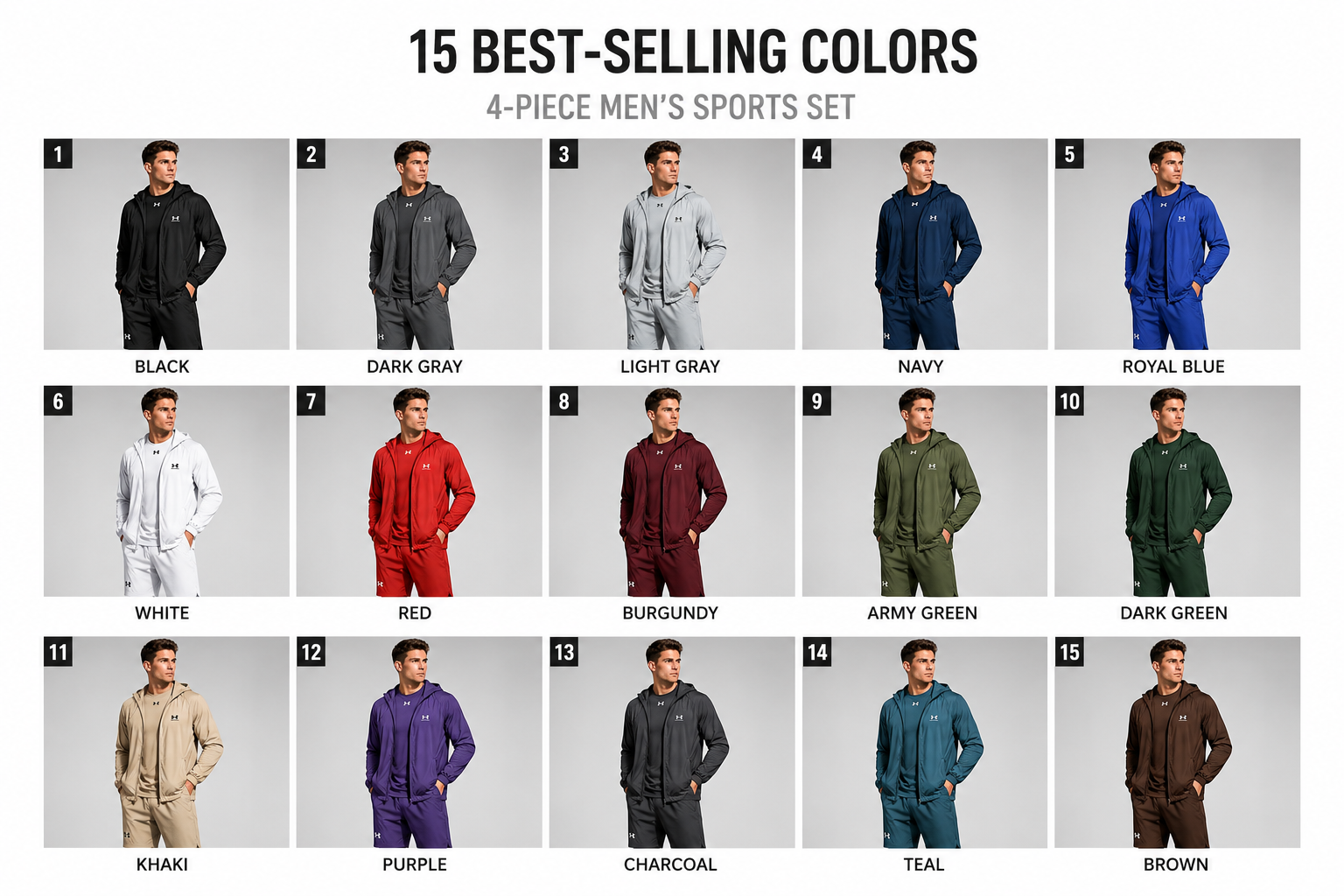 Men's Casual Sports Four-Piece Set