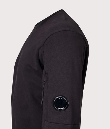 Diagonal Raised Fleece Lens Sweatshirt