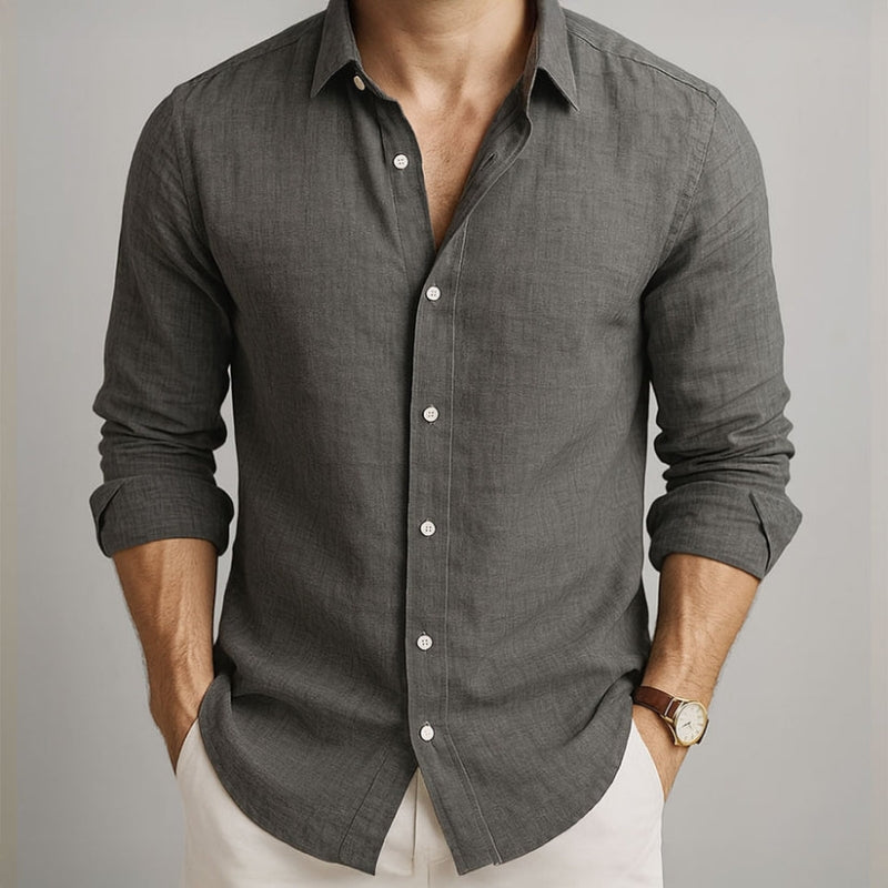MATTHEW BREATHABLE LINEN SHIRT