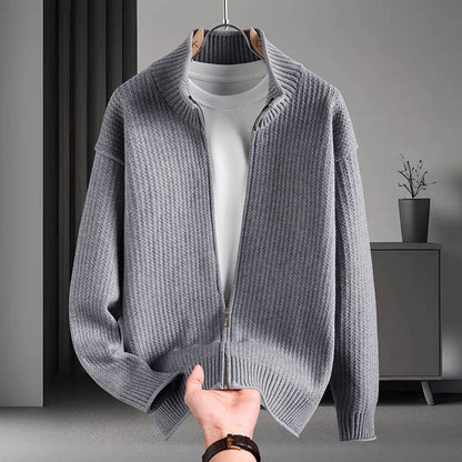 Refined Zip Cardigan