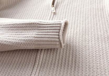 Refined Zip Cardigan