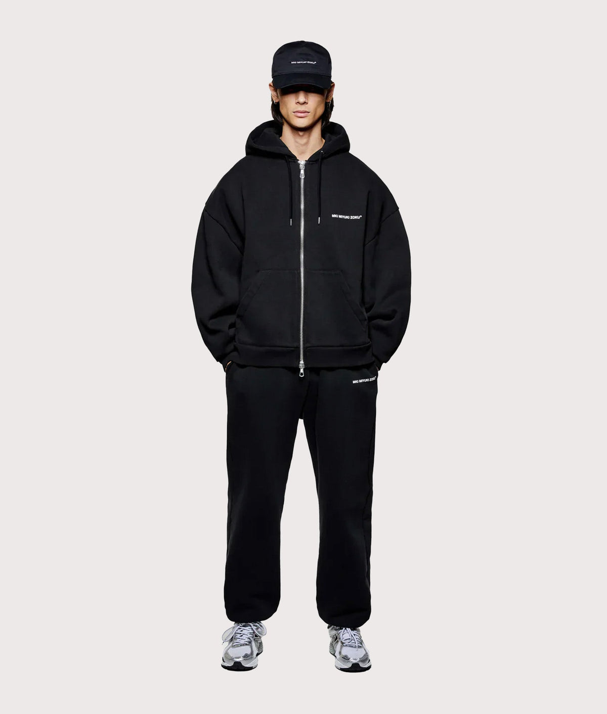 Oversized Uniform Zip Through Hoodie