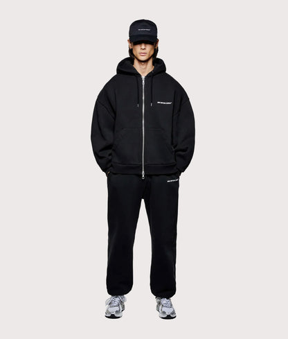 Oversized Uniform Zip Through Hoodie
