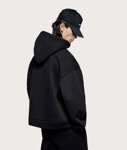 Oversized Uniform Zip Through Hoodie