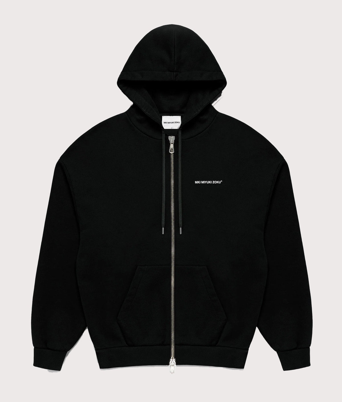 Oversized Uniform Zip Through Hoodie