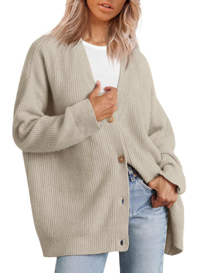 Anna - Striped Knit Cardigan