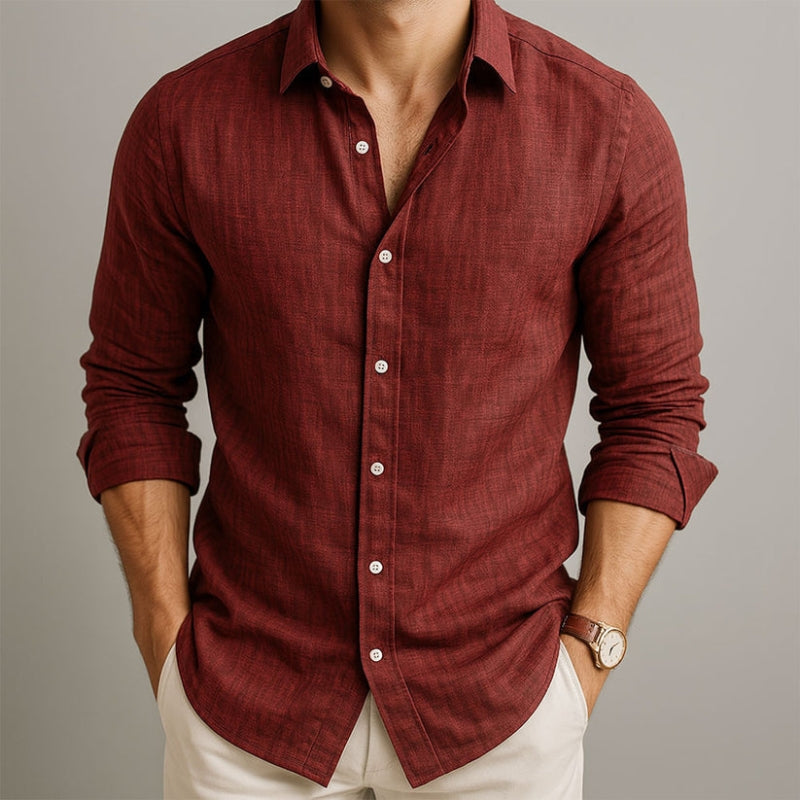 MATTHEW BREATHABLE LINEN SHIRT