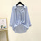 blue shirt