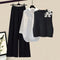 black set + flowers