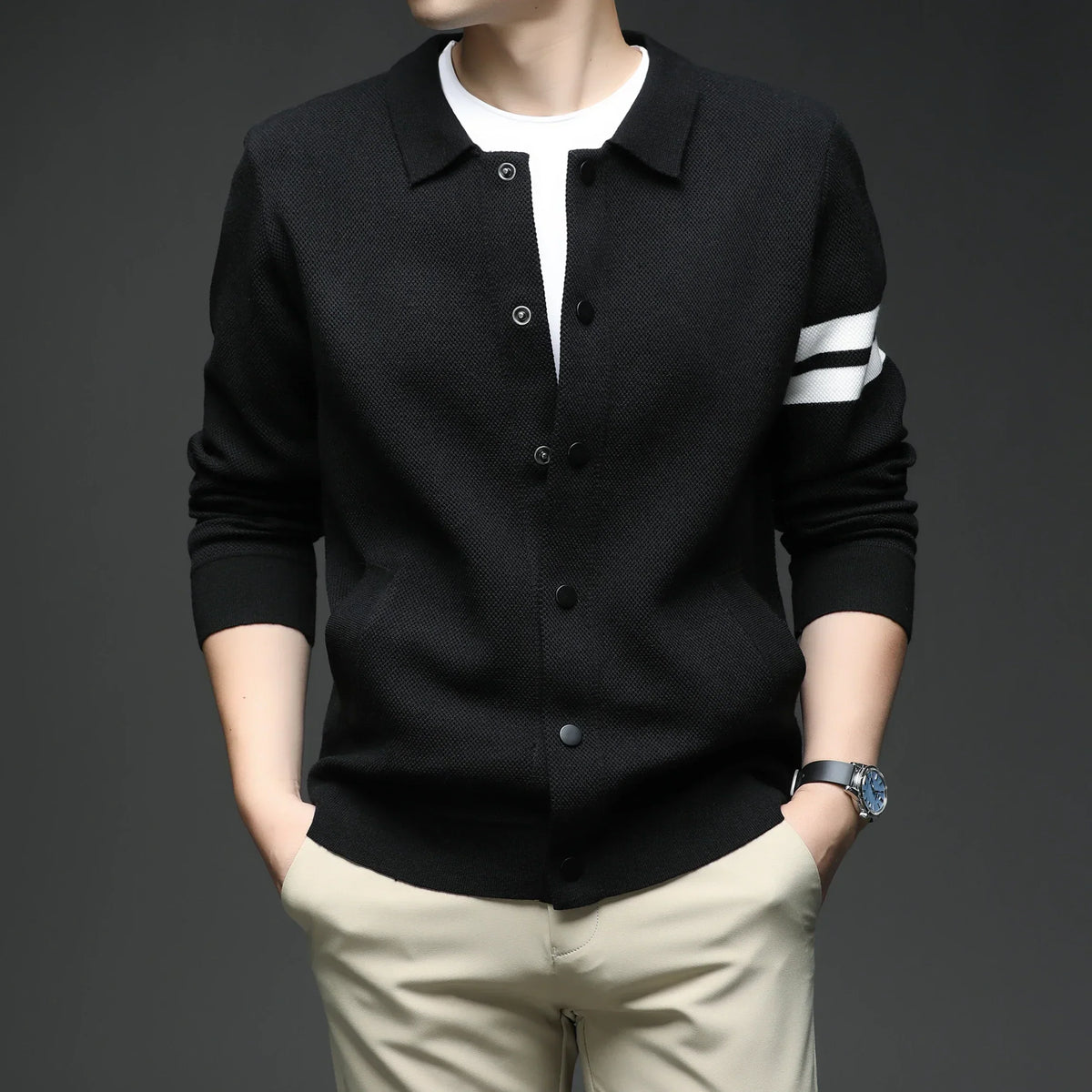 Vienna Striped Cardigan