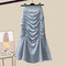Blue skirt