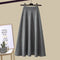 only gray skirt