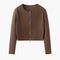 Brown  cardigan