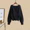 only black sweater