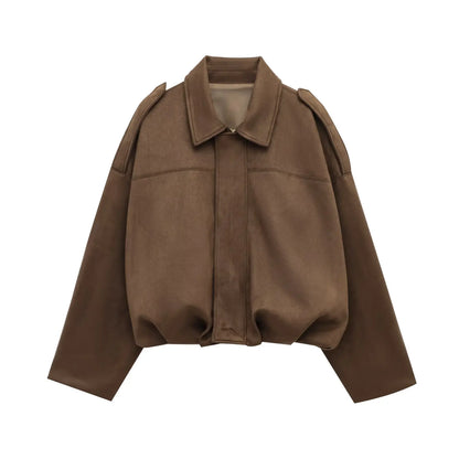 Luna - Faux Suede Jacket