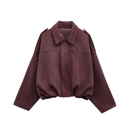 Luna - Faux Suede Jacket