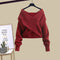 only red sweater