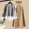 Gray and Khaki