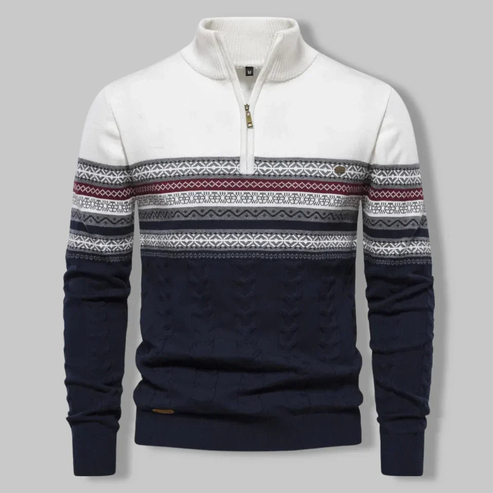 OSLO Quarter Zip Sweater