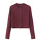 Burgundy cardigan