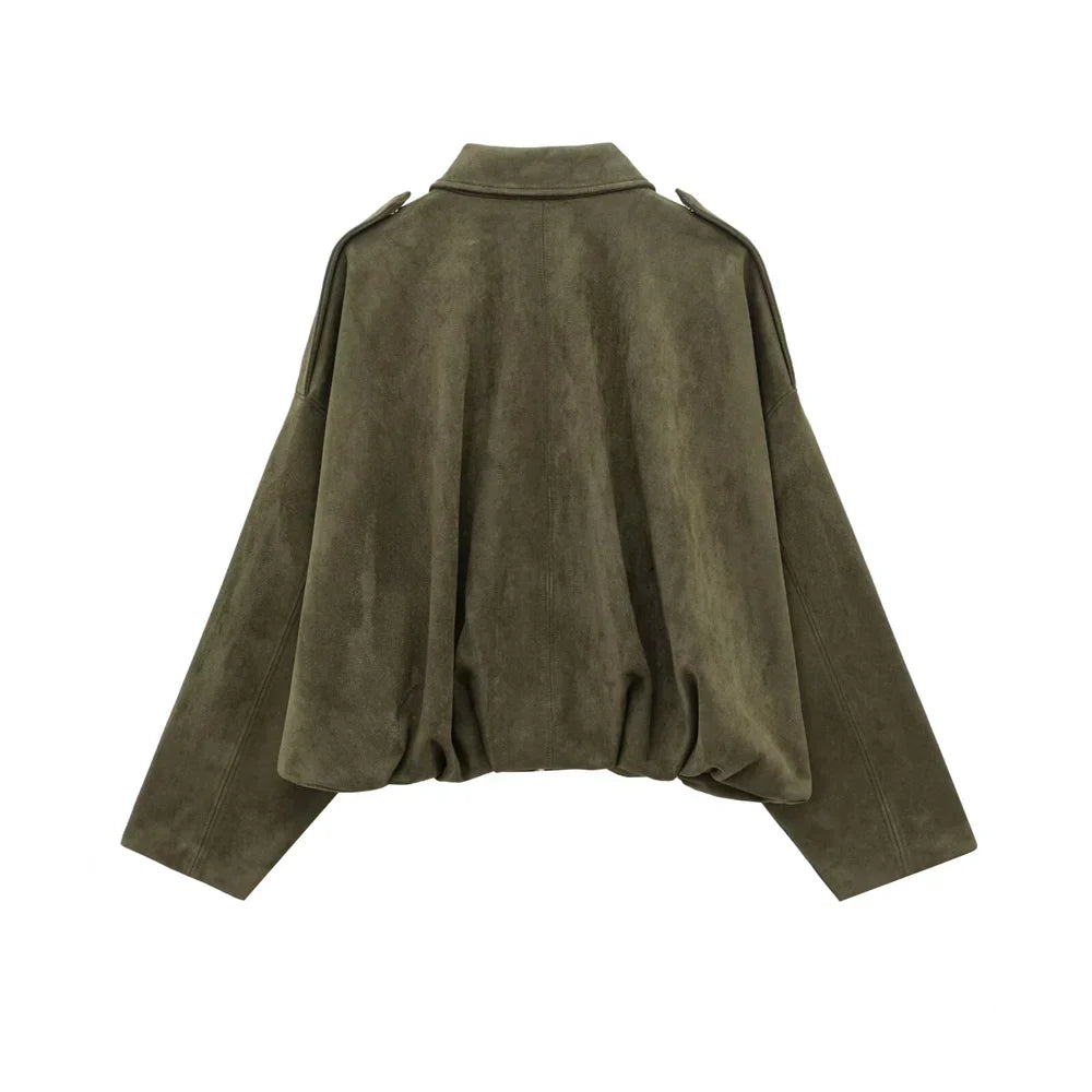 Luna - Faux Suede Jacket