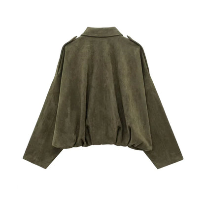 Luna - Faux Suede Jacket