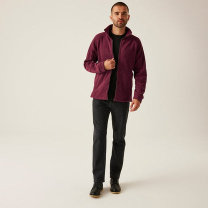 Mens Regatta Thor III Fleece, Burgundy
