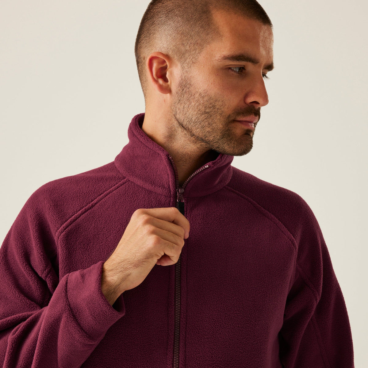 Mens Regatta Thor III Fleece, Burgundy