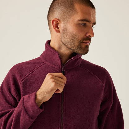 Mens Regatta Thor III Fleece, Burgundy