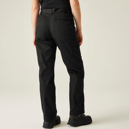 Regatta Ladies New Action Workwear Trousers, Black