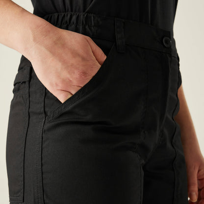 Regatta Ladies New Action Workwear Trousers, Black